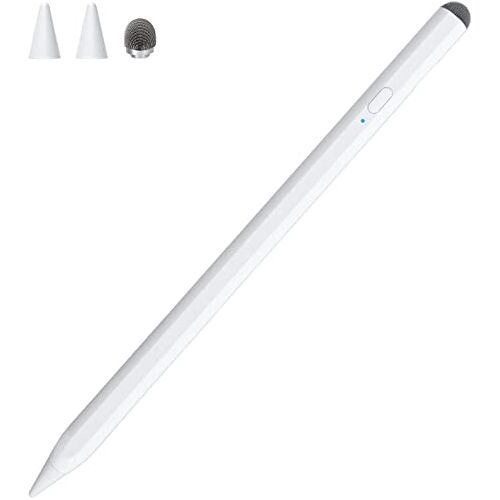 Creahaus Stylus pen, 2 in 1 Actieve Stylus Pen en Passieve Stylus Pennen, Actief Potlood Compatibel met iPad Pro 2018-2021, iPad Air, Mini, Capacitieve Stylus Pennen voor iPad, iPhone, Tablet, Laptops