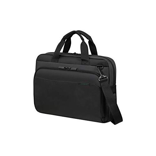 Samsonite Mysight Laptoptas voor heren, aktetas, zwart (zwart), Laptoptasche 15.6 Zoll (42 cm 12.5 L), laptop aktetassen