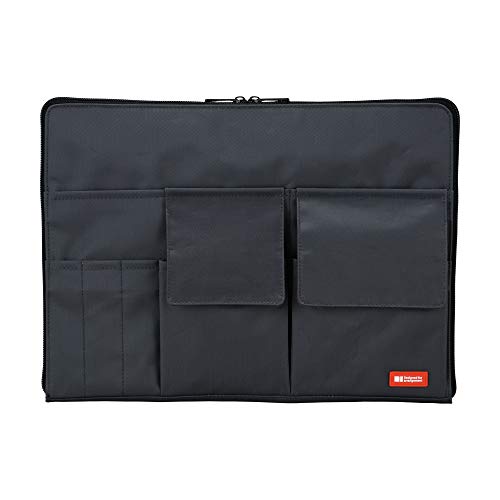 Lihit Lab LIHITLAB Laptoptas met opbergvakken (bag-in-bag), 10 x 13,8 inch, zwart (A7554-24)