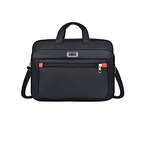 SSWERWEQ Laptoprugzak Aktetassen, grote capaciteit aktetassen Business nylon computer handtassen draagbare laptop Messenger schouder man tas (Color : B)