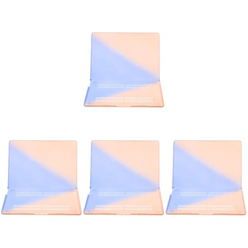 UKCOCO 4 Stuks Notebooktas Computerbeschermende Huid Laptop Hoes Laptop Beschermende Huid Hoes Voor Laptophuid Laptop Omhulsel Notebook Omhulsel Plastic Lederen Tas Leerling Flash