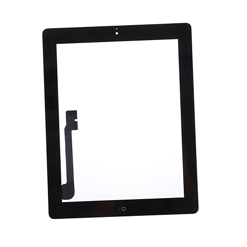 PartyKindom Tablet-aanraakscherm Touchscreen met sleutelknop Tablet touchscreen-digitizer Aanraakscherm en knop Touchscreen en LCD-montage Touchscreen voor tablet touch screen Ipad3