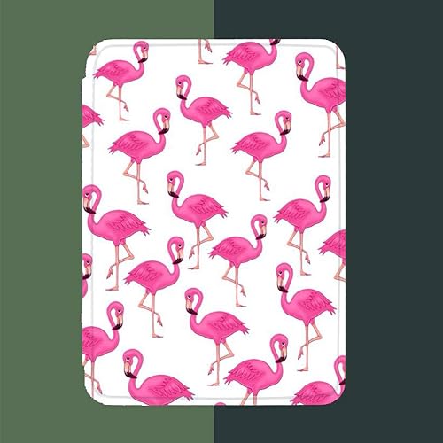 WunM Studio E-book hoesje voor Kindle Paperwhite 10e generatie 2018, slanke beschermhoes met Auto Sleep/Wake voor Kindle Paperwhite 10e Gen e-reader hoesje (Pq94Wif)/roze flamingo, kleur, Kindle Paperwhite 10e G