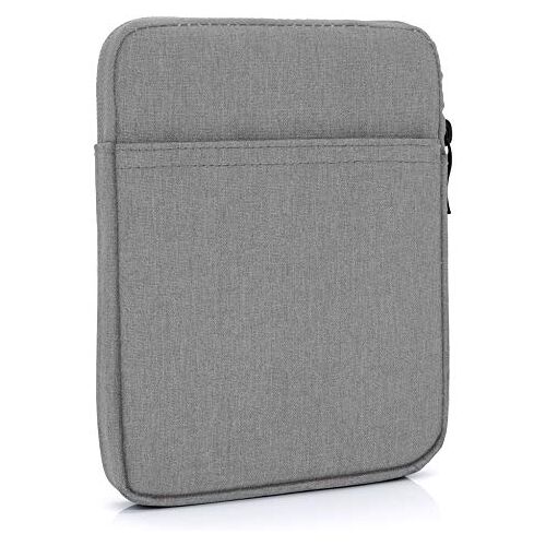 MyGadget 8 Inch Nylon Sleeve Cover Beschermhoes Tas 8 "Etui voor eBook Reader, Phablet, Tablet bijv. Amazon Fire HD 8 / Apple iPad Mini 5 2019 Grijs