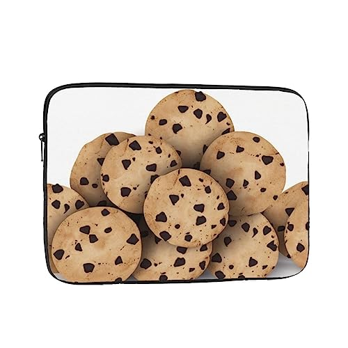 BAFAFA Koekjes Voedsel Chocolade Chip Koekjes Gedrukt Laptop Case Handtassen Laptop Tas Aktetas Shockproof Beschermhoes 13 inch