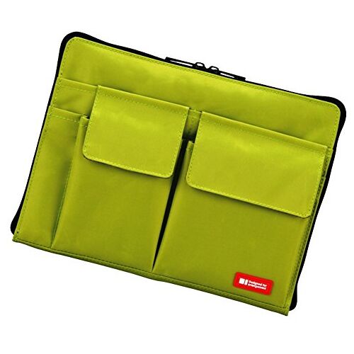 Lihit Lab laptoptas met opbergvakken (bag-in-bag), 17,1 x 24,8 cm, geelgroen (A7553-6)