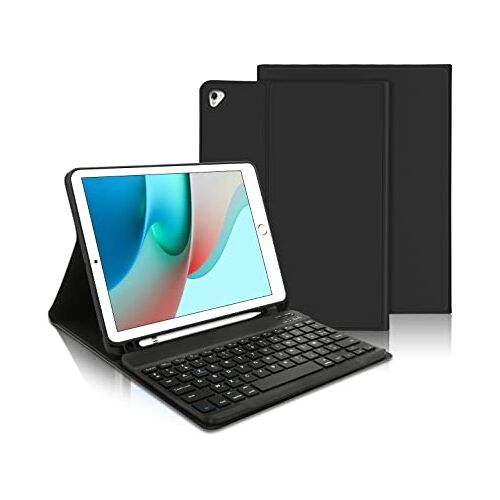 IVEOPPE Toetsenbordhoes voor iPad 6 generatie 2018/5 generatie 2017 / iPad Pro 9.7 / iPad Air 2 / Air 1