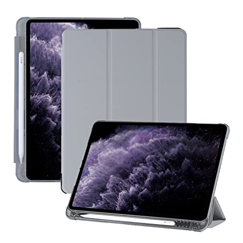 JSY Amazon-merk  Hoesje voor iPad Pro 11 inch (model: 4e generatie, 2022/ 3e generatie, 2021/2e generatie, 2020) met penhouder, ultradunne transparante smart case compatibel met 11 inch iPad Pro,