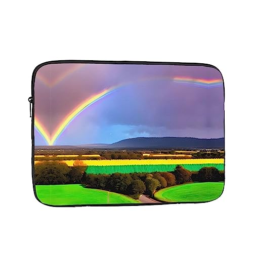 Siulas Avond Rainbow Laptop Case, Laptop Case, Laptop Cover, Laptop Tas Beschermende Notebook Case Aktetas 10 inch 12 inch 13 inch 15 inch 17 inch