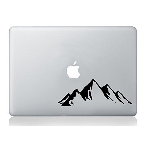 wall4stickers Mountains Hills MacBook Laptop Sticker Decal Vinyl Tablet Skin Mural Art Graphic Laptop Vinyl Sticker Sticker MacBook Decal Art Apple