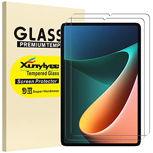 XunyLyee [2 stuks pantserfolie beschermfolie voor Xiaomi Pad 5/Pad 5 Pro (11 inch) pantserbescherming glas displaybescherming