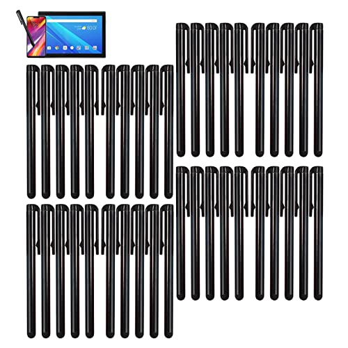 Heting-YQ 40 stuks styluspen universele capacitieve touchscreen pennen stylus stylus stylus voor iPad iPhone Samsung Kindle Tablet