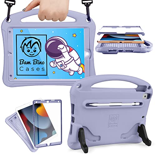 Bam Bino Cases Bam Bino Space Suit iPad 10.2 Case voor kinderen, iPad 9e generatie hoesje voor kinderen, iPad 7e generatie hoesje voor kinderen, iPad 8e generatie hoesje voor kinderen, iPad Air 3e generatie hoesje