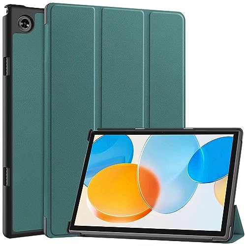 Generic Cover voor Teclast M40 Pro Beschermhoes 11 inch Geavanceerde Intelligente Klassieke Teclast M40 Pro Lederen Case Met Auto Sleep/Wake (Groen)