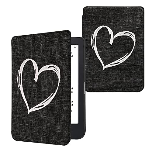 kwmobile Cover compatibel met Kobo Clara 2E Vilten ereader hoes Beschermende e-Reader Case in grijs