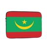 Trukd Bescherming: laptophoes, hoes, hoes en tas, vlag van Mauritanië notebook aktetas 10 inch 12 inch 13 inch 15 inch 17 inch