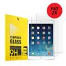 FusionTech iPad Air/iPad Air 2/ iPad 9.7 Screen Protector ® [Premium Quality] Ultra Thin Anti Bubble Tempered Glass Screen Protector voor iPad Air/Air 2, iPad Pro 9.7 inch [2-Pack]