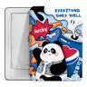 Liaucdef Hoesje voor Kindle Kindle Paperwhite 5Th/6Th/7e Case Lederen Smart Cover met Auto Sleep voor Kindle Paperwhite Voorafgaand aan 2018 E-Reader-lucky panda