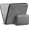 Inateck 13 inch harde hoes laptop sleeve case compatibel met MacBook Air 13 M1, MacBook Pro 13 M1, MacBook Air 13 2018-2020, MacBook Pro 2016-2020, Surface Pro 7/6/x/5/4/3, iPad Pro 12.9