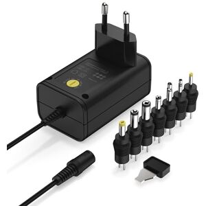 Ansmann APS 1000 12 V-voeding — Stekker tot max. 1000 mA (met 7 universele adapters) Voedingsadapter voor het voeden van veel kleine elektrische apparaten Ansmann APS 1000 12 V-voeding — Stekker tot max. 1000 mA (met 7 universele adapters) Voedingsadapter voor het voeden van veel kleine elektrische apparaten