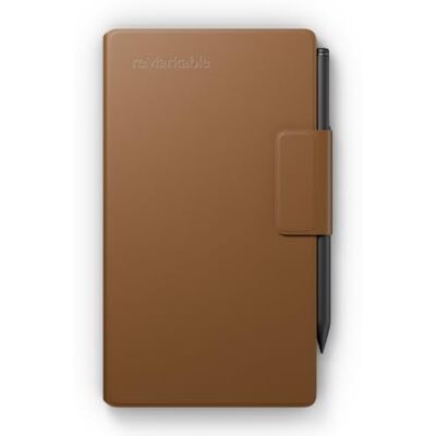 reMarkable Paper Pro Move Book Folio – Bruin Leer Premium Leren Book Folio voor je 7,3" Paper Pro Move tablet, beschermende lichtgewicht tablethoes reMarkable Paper Pro Move Book Folio – Bruin Leer Premium Leren Book Folio voor je 7,3" Paper Pro Move tablet, beschermende lichtgewicht tablethoes
