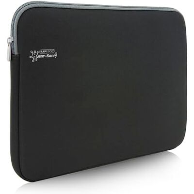 Rapesco 1812 Laptophoes met Antibacteriële Bescherming, Formaat 17,3", Zwart Rapesco 1812 Laptophoes met Antibacteriële Bescherming, Formaat 17,3", Zwart