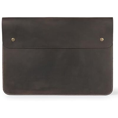 MegaGear Lederen en Fleece Macbook Tas voor 15 & 16 Inch - MegaGear Lederen en Fleece Macbook Tas voor 15 & 16 Inch -