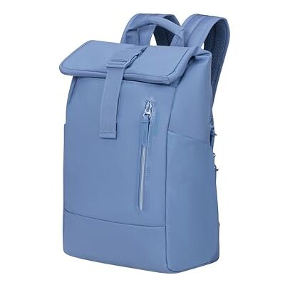 American Tourister Urban Tide Rolltop Laptop Rugzak 14", Waterafstotende Business & Reisrugzak, voor Kantoor, School, Universiteit & Reizen Blauw (Storm Blue) American Tourister Urban Tide Rolltop Laptop Rugzak 14", Waterafstotende Business & Reisrugzak, voor Kantoor, School, Universiteit & Reizen Blauw (Storm Blue)