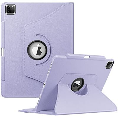 FINTIE Roterende hoes compatibel met iPad Pro 12,9 inch (2022/2021/2020/2018, 6e/5e/4e/3e generatie)-360 graden draaibare beschermhoes met potloodhouder, automatisch slapen/waken, lila paars FINTIE Roterende hoes compatibel met iPad Pro 12,9 inch (2022/2021/2020/2018, 6e/5e/4e/3e generatie)-360 graden draaibare beschermhoes met potloodhouder, automatisch slapen/waken, lila paars