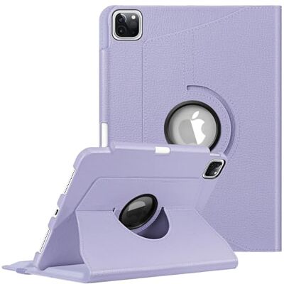FINTIE Roterende hoes compatibel met iPad Pro 11 inch (2022/2021/2020/2018, 4e/3e/2e/1e generatie) 360 graden draaibare standaardhoes met potloodhouder, automatisch wekken/slapen, lila paars FINTIE Roterende hoes compatibel met iPad Pro 11 inch (2022/2021/2020/2018, 4e/3e/2e/1e generatie) 360 graden draaibare standaardhoes met potloodhouder, automatisch wekken/slapen, lila paars