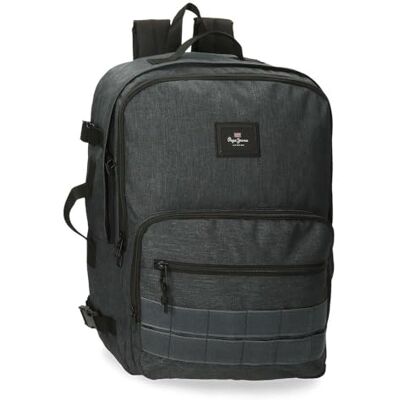 Pepe Jeans Aris Evergreen rugzak voor laptops met 39,6 cm (15,6 inch), dubbel vak, denim, 31 x 44 x 17,5 cm, polyester van Joumma Bags Pepe Jeans Aris Evergreen rugzak voor laptops met 39,6 cm (15,6 inch), dubbel vak, denim, 31 x 44 x 17,5 cm, polyester van Joumma Bags