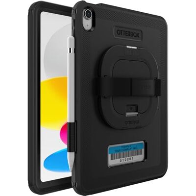 Otterbox Defender-standaardhoes voor Apple iPad 10th, schokbestendig, ultra robuuste met ingebouwde schermbeschermer, 2x Getest volgens Militaire Standaard, Zwart Otterbox Defender-standaardhoes voor Apple iPad 10th, schokbestendig, ultra robuuste met ingebouwde schermbeschermer, 2x Getest volgens Militaire Standaard, Zwart