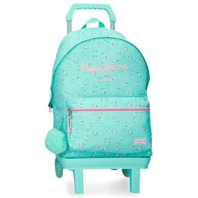 Pepe Jeans Nora rugzak voor laptops van 33,8 cm (13,3 inch), blauw, 31 x 44 x 17,5 cm, van Joumma Bags Pepe Jeans Nora rugzak voor laptops van 33,8 cm (13,3 inch), blauw, 31 x 44 x 17,5 cm, van Joumma Bags