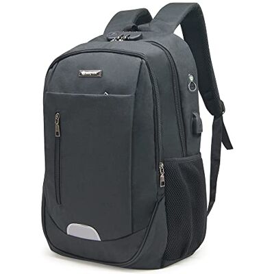 Waytex 71054 Rugzak Veiligheid voor Computer 15,6 inch Compleet Lock Anti-diefstal USB-poort en doorgang kabel hoofdtelefoon Waytex 71054 Rugzak Veiligheid voor Computer 15,6 inch Compleet Lock Anti-diefstal USB-poort en doorgang kabel hoofdtelefoon