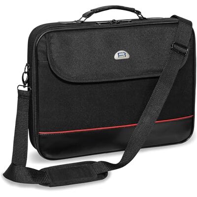PEDEA Trendline Laptop Schoudertas, 17,3 Inch/43,9 cm, Zwart PEDEA Trendline Laptop Schoudertas, 17,3 Inch/43,9 cm, Zwart