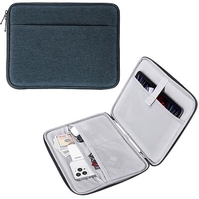MoKo Tablethoes 9-11 inch, compatibel met iPad Pro 11 M2 2022-2018, iPad 10e 10.9 2022, iPad 9e 8e 7e generatie 10.2, Galaxy Tab S9 11, Tab S8/A8/A7 2022, tas met meerdere sleuven, indigo MoKo Tablethoes 9-11 inch, compatibel met iPad Pro 11 M2 2022-2018, iPad 10e 10.9 2022, iPad 9e 8e 7e generatie 10.2, Galaxy Tab S9 11, Tab S8/A8/A7 2022, tas met meerdere sleuven, indigo