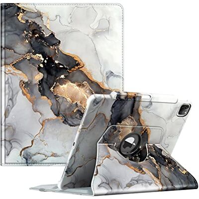 FINTIE Roterende hoes voor iPad Pro 12.9" 6e generatie 2022-360 graden draaibare beschermhoes met potloodhouder, automatisch slapen/waken, ook geschikt voor iPad Pro 12,9 inch 5e/4e/3e generatie FINTIE Roterende hoes voor iPad Pro 12.9" 6e generatie 2022-360 graden draaibare beschermhoes met potloodhouder, automatisch slapen/waken, ook geschikt voor iPad Pro 12,9 inch 5e/4e/3e generatie