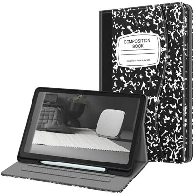 FINTIE Hoesje voor Samsung Galaxy Tab S6 Lite 10,4 inch 2022/2020 Model (SM-P610/P613/P615/P619) met S-penhouder, zachte TPU-achterkant met meerdere kijkhoeken en zak automatisch waken/slapen, FINTIE Hoesje voor Samsung Galaxy Tab S6 Lite 10,4 inch 2022/2020 Model (SM-P610/P613/P615/P619) met S-penhouder, zachte TPU-achterkant met meerdere kijkhoeken en zak automatisch waken/slapen,