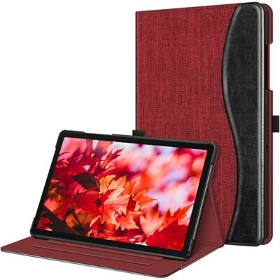 FINTIE Hoesje voor Samsung Galaxy Tab A9 Plus / A9+ 11 Inch 2023 Model (SM- X210/ X216/ X218), Smart Stand Cover met meerdere kijkhoeken en zak automatisch waken/slapen, wijn FINTIE Hoesje voor Samsung Galaxy Tab A9 Plus / A9+ 11 Inch 2023 Model (SM- X210/ X216/ X218), Smart Stand Cover met meerdere kijkhoeken en zak automatisch waken/slapen, wijn