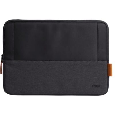 Trust Lisboa Laptophoes 13.3 inch, Laptop Sleeve Gerecycled Plastic, Zwart Trust Lisboa Laptophoes 13.3 inch, Laptop Sleeve Gerecycled Plastic, Zwart