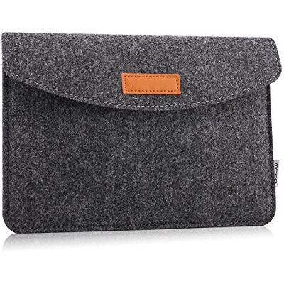 MoKo 9-11 Inch Felt Tablet Sleeve Bag Carrying Case Fits iPad Pro 11 2021/2020/2018, iPad 9th 8th 7th Generation 10.2, iPad Air 4 10.9, iPad Air 3 10.5, iPad 9.7 Dark Gray MoKo 9-11 Inch Felt Tablet Sleeve Bag Carrying Case Fits iPad Pro 11 2021/2020/2018, iPad 9th 8th 7th Generation 10.2, iPad Air 4 10.9, iPad Air 3 10.5, iPad 9.7 Dark Gray