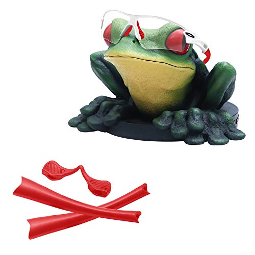 Acefrog Vervanging Rubber Kits voor Oakley Radar Path/Radar Pitch/Radar Range/Radar Edge Zonnebril rood Een maat