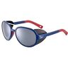 Cébé Kinder Sonnenbrille Flipper, Marine Rood/Grijs, CBFLIP24, Mat Navy Rood Wit, M