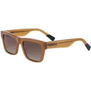 KIMOA Deptford Milky Camel Zonnebril voor heren, gepolariseerd, eenheidsmaat, vierkant, camelbruin en rookbruine glazen, 100% biologisch acetaat, Kameel, one size KIMOA Deptford Milky Camel Zonnebril voor heren, gepolariseerd, eenheidsmaat, vierkant, camelbruin en rookbruine glazen, 100% biologisch acetaat, Kameel, one size