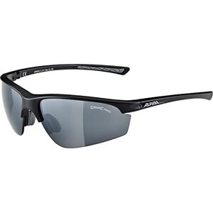 ALPINA TRI-EFFECT 2.0 Indiv. Verstelbare, onbreekbare wisselglazen, sport- en fietsbril met 100% uv-bescherming voor volwassenen, mat zwart, eenheidsmaat ALPINA TRI-EFFECT 2.0 Indiv. Verstelbare, onbreekbare wisselglazen, sport- en fietsbril met 100% uv-bescherming voor volwassenen, mat zwart, eenheidsmaat