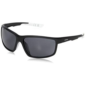 ALPINA Unisex Volwassenen, DEFEY Sportbril, black-white matt/black, One Size