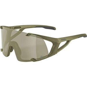 ALPINA Unisex Volwassenen, HAWKEYE Q-LITE Sportbril, olive matt, One Size ALPINA Unisex Volwassenen, HAWKEYE Q-LITE Sportbril, olive matt, One Size