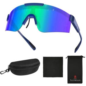 Ambienden Hardloopzonnebril voor mannen en vrouwen gepolariseerde sportzonnebril met UV400/winddicht lichtgewicht fietsbril voor skiën, wandelen, vissen, golf, outdoor, fietsen, rijden, snelle bril Ambienden Hardloopzonnebril voor mannen en vrouwen gepolariseerde sportzonnebril met UV400/winddicht lichtgewicht fietsbril voor skiën, wandelen, vissen, golf, outdoor, fietsen, rijden, snelle bril