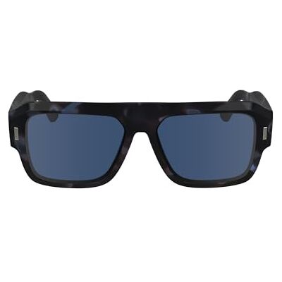 Calvin Uniseks Ck24501s Zonnebril, 460 Blauwe Havana, 56 Calvin Uniseks Ck24501s Zonnebril, 460 Blauwe Havana, 56