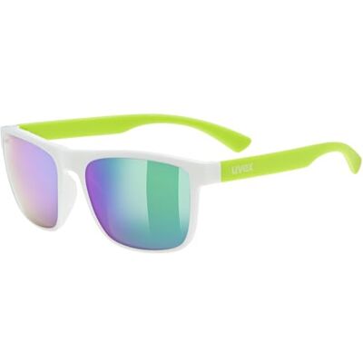 Uvex rookie, Sportbril Unisex kinderen, white-lime mat, one size Uvex rookie, Sportbril Unisex kinderen, white-lime mat, one size